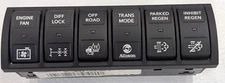 4057689C4 International LT625 6 Pack Rocker Switch Panel Multiplex DIN New T/O 6
