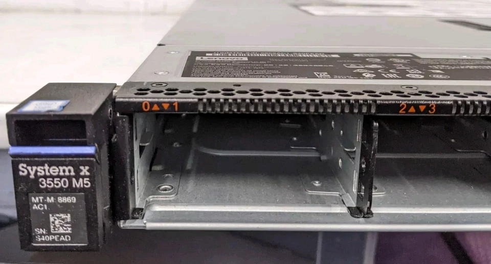 LENOVO IBM x3550 M5 1U Server Xeon 2.4ghz  E5-2640 v4 2x10 Core 48GB RAM inc. - Image 2 of 4