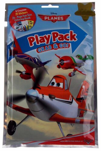 Disney Planes Play Pack Wholesale Lot 11 Grab Go Coloring Book Crayons Favors - Afbeelding 1 van 2