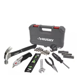 Husky 52-Piece Kit d'outils pour le propriétaire de la maison – Ensemble complet de réparations pour les ménages NEW