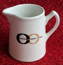 VINTAGE LORD NELSON POTTERY ENGLAND PORCELAIN CREAMER SYRUP EMPIRE CATERING
