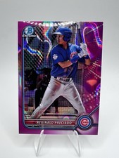 2022 Bowman - Chrome Prospects Reginald Preciado #BCP-44 Fuchsia Lava Refractor