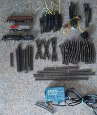 Mixed Lot N Scale Untested Parts Model Railroad - Locomotives, Switches, Track