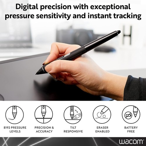 Wacom Pro Pen 2 (KP504E) - Compatible Cintiq Pro & MobileStudio Pro,Black Pen 2 - Picture 2 of 7