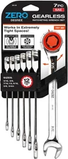 Zero Degree Gearless Ratchet Wrench Set - Sae, 7 Pc (38140)