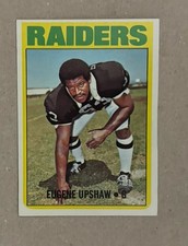 1972 TOPPS #186 GENE UPSHAW RC EX+