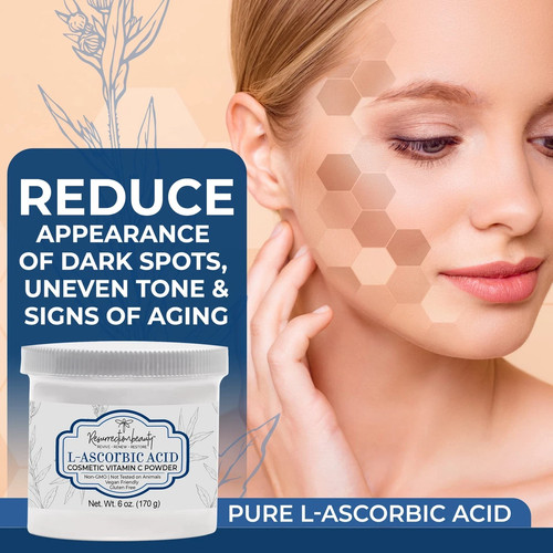 100% Pure L-Ascorbic Acid Cosmetic Vitamin C Powder for Face to Make Your Own... - Picture 5 of 8
