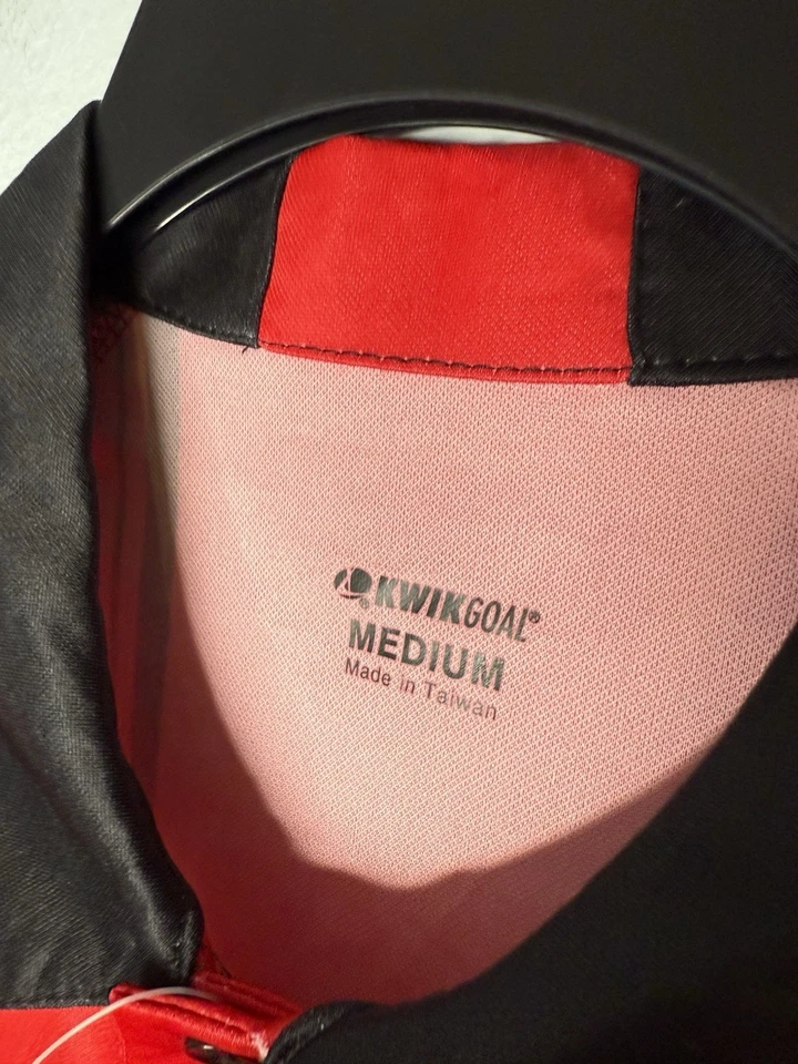 KwikGoal Official Referee Jersey Medium Red New With Tags NWT Soccer Knick Goal - Image 4 of 4