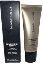 1- BareMinerals Complexion  Rescue Tinted Moisturizer OPAL 01 New/Sealed SeePics