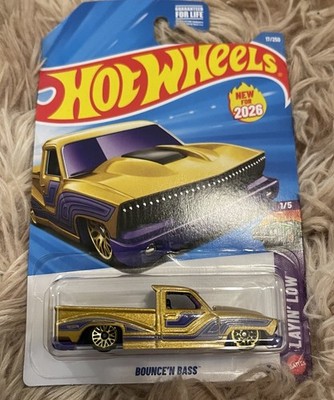 2026 Hot Wheels Layin' Low 1/5 - BOUNCE 'N BASS - 17/250 - JJH32