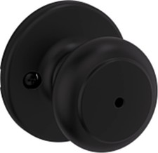 Kwikset Cove Interior Privacy Door Knob with Lock, Door Handle For Bathroom