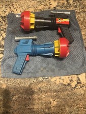 2 Vintage Laser Ray Space Toy Guns Made in USA-1970's