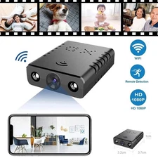Smart Mini WiFi Camera Wireless 1080P HD Night Cam w/Battery Home Security DVR