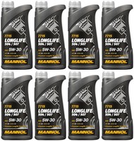 8L Mannol 7715 MotoröL Longlife 504/507 5W-30 8X1L