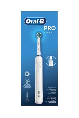 Oral-B Pro Clean Elektrische Zahnbürste mit 3D-Technologie Druckkontrolle weiß