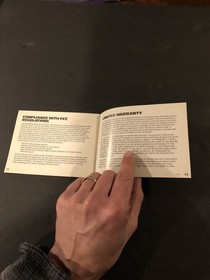 nfl Nintendo nes Manual Only