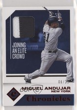 2018 Panini Chronicles Swatches Red 6/25 Miguel Andujar #CS-MA 5x0
