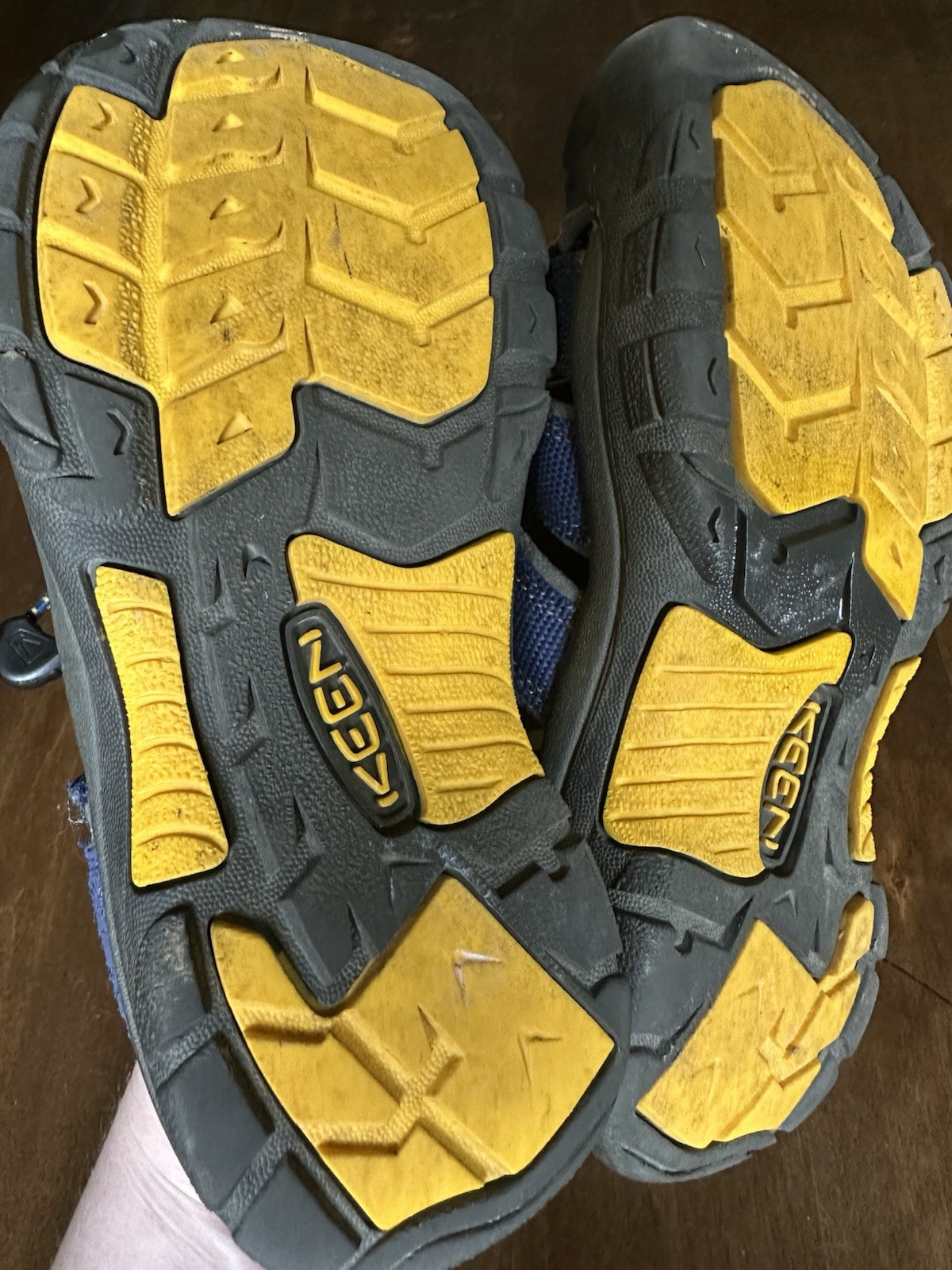 Sandali Keen ragazzo taglia 2 blu scarpe acqua escursionismo campo mare punta chiusa lavabili