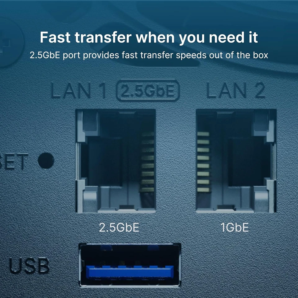 Synology DS225+ 2-Bay NAS Enclosure (2GB RAM) - Image 3 of 4