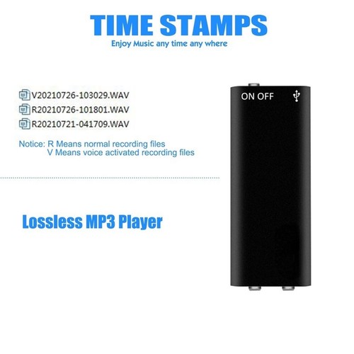 Ultra-Thin Voice Recorder Digtal Sound Activated Dictaphone Noise Reduce1502 - Picture 6 of 6