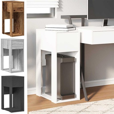 Computerschrank mit Schublade PC-Schrank Beistellschrank PC-Fach Ablage
