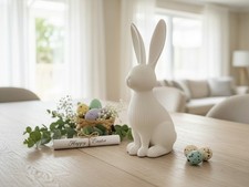 Moderne gerippte Osterhasendekoration