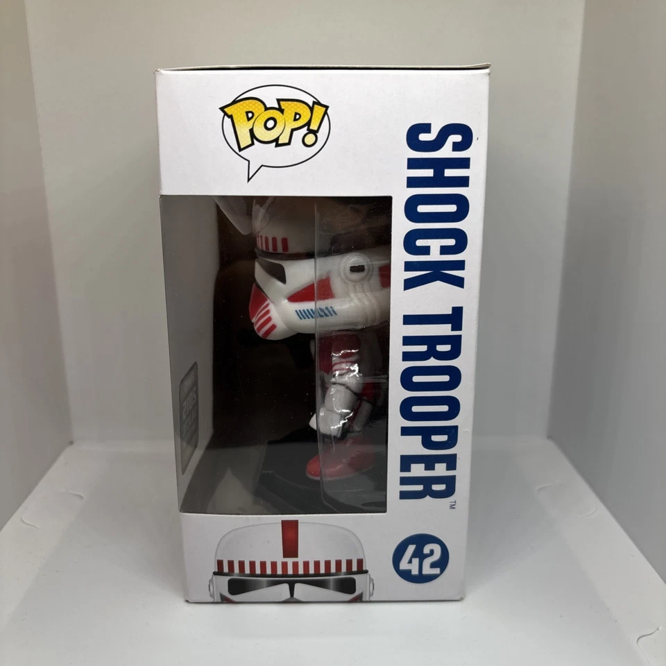 Star Wars Shocktrooper Funko Pop42 Exclusive 2015 Galactic Convention Excluxive - Image 3 of 4
