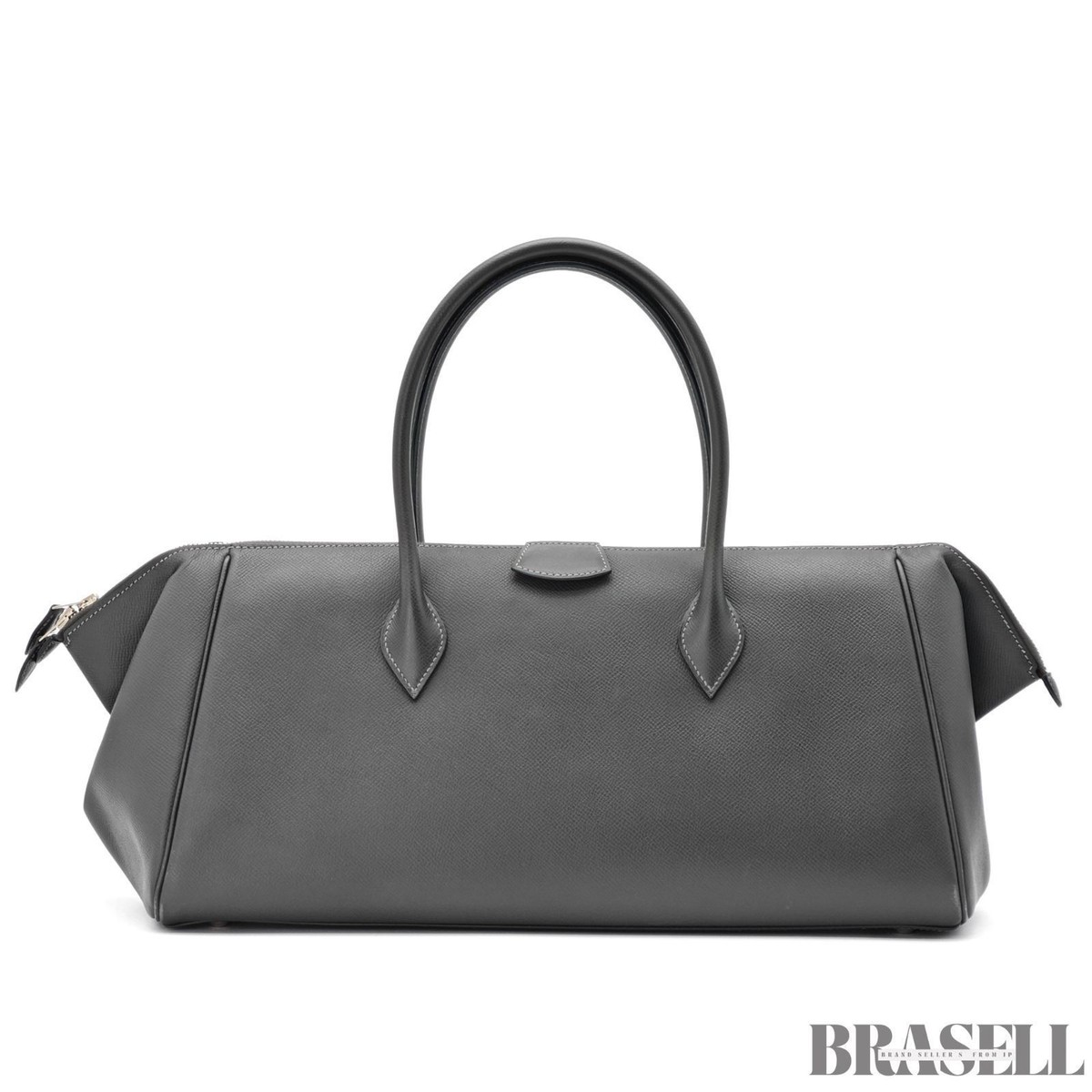 HERMES Paris Bombay 40 Handbag Gray Horizontal Women's Men's | eBay