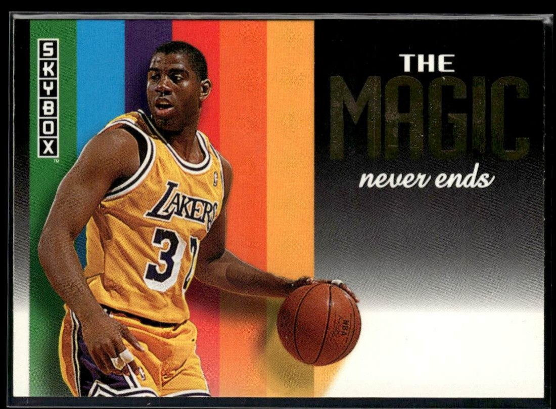 1992-93 SkyBox #NNO Magic Johnson Magic Johnson: The Magic Never Ends Gold Foil