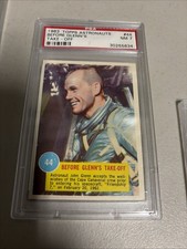 1963 Topps Astronauts Card #45 John Glenn PSA7