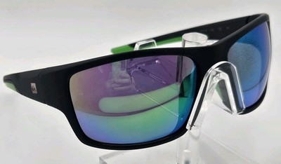 Quiksilver QS3006OP 004 Sunglasses Black Green Mirror Lens 62 18 128 E8