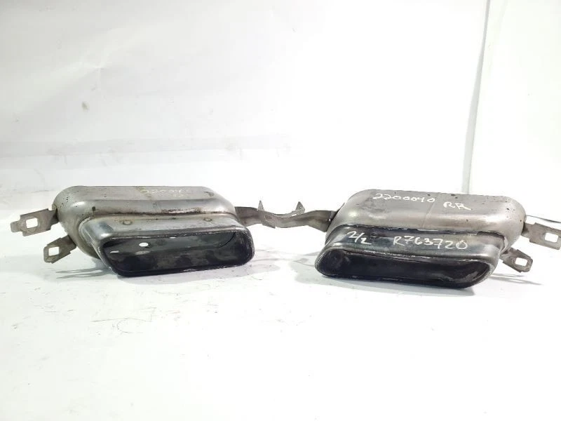 Pair of Exhaust Tips OEM 2009 BMW 750LI - Image 2 of 4