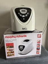 Morphy Richards 48280 Fastbake Bread Maker White. Tested And Working.