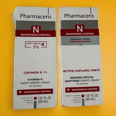 2 Pack Pharmaceris N Neoredness Control 30 ml ( See Photos For More Details)