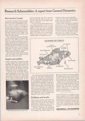 General Dynamics 1966 Science American Print Ad Research Submersibles