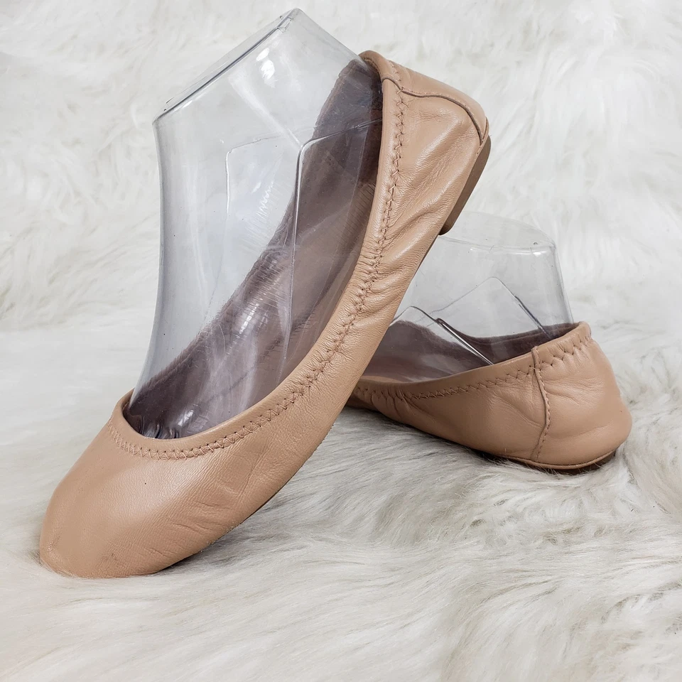 Женские повседневные туфли на плоской подошве SONOMA Jana Nude бежевые желтовато-коричневые кожа без застежек размер США 7,5 М - Изображение 2 из 4