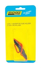Seachoice 12751 Brass 14 ga. 20A 12V In-Line Fuse Holder with Water-Tight
