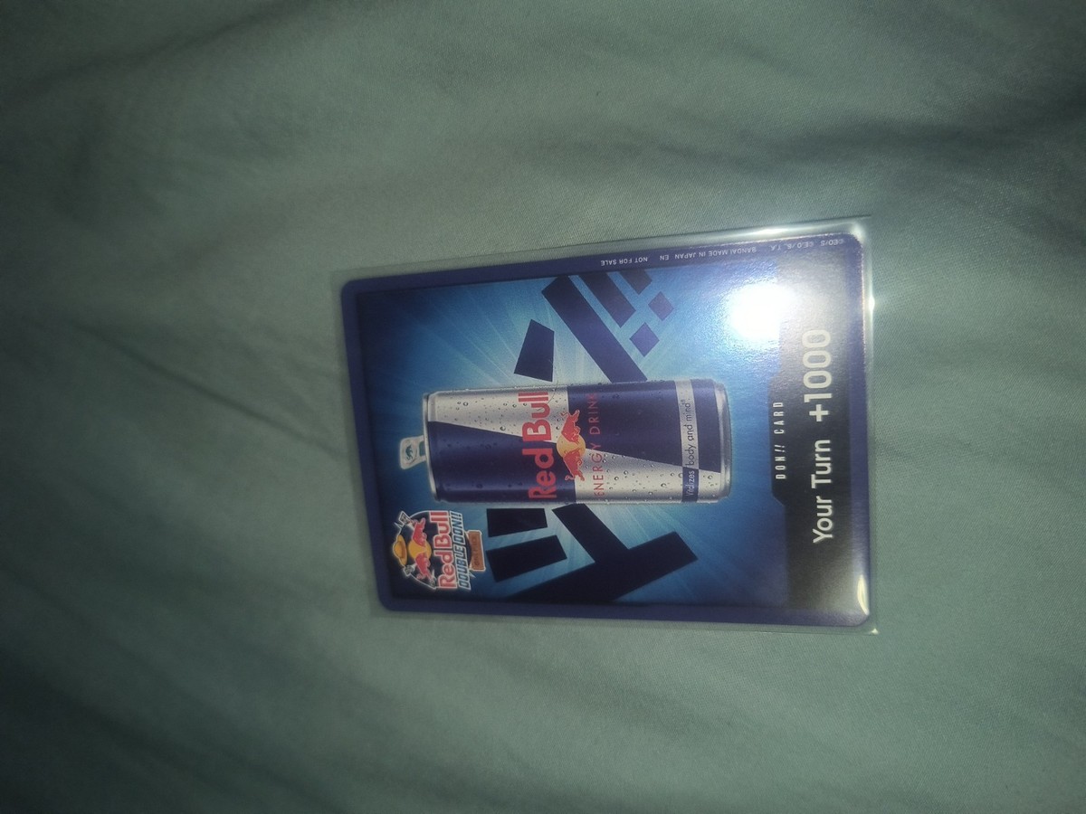 DON!! Card (Red Bull Don!!) One Piece Promotion Cards Foil for