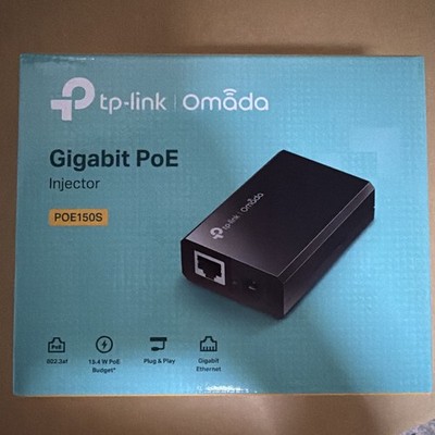 TP-Link Gigabit Power Over Ethernet PoE Injector Adapter TL-PoE150S Networking