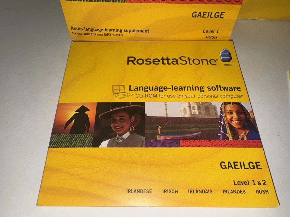 Rosetta Stone Gaeilge Irish V3 Levels 1 & 2 + Audio Companion – Complete Set - Image 3 of 4