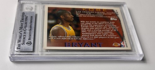 1996-97 Topps Kobe Bryant #138 RC Rookie BGS 9 MINT (8.5 9 9.5 10) HOF - Picture 7 of 11