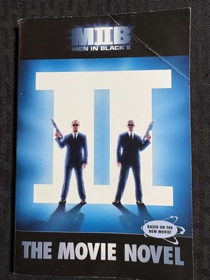 2002 MEN IN BLACK 2 The Movie Novel G/VG 3.0 1st Harper Festival Paperback