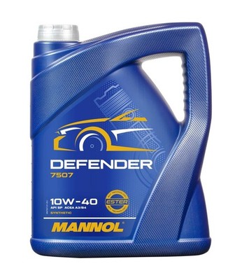 10W-40 Motoröl MANNOL 5L Defender Motoröl MB 229.3/1, VW, Reanult etc (7507)