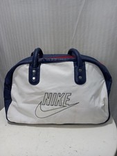 Articolo e3804 borsa donna Nike bianca e blu, base 37x15cm, altezza 23cm, lunghe