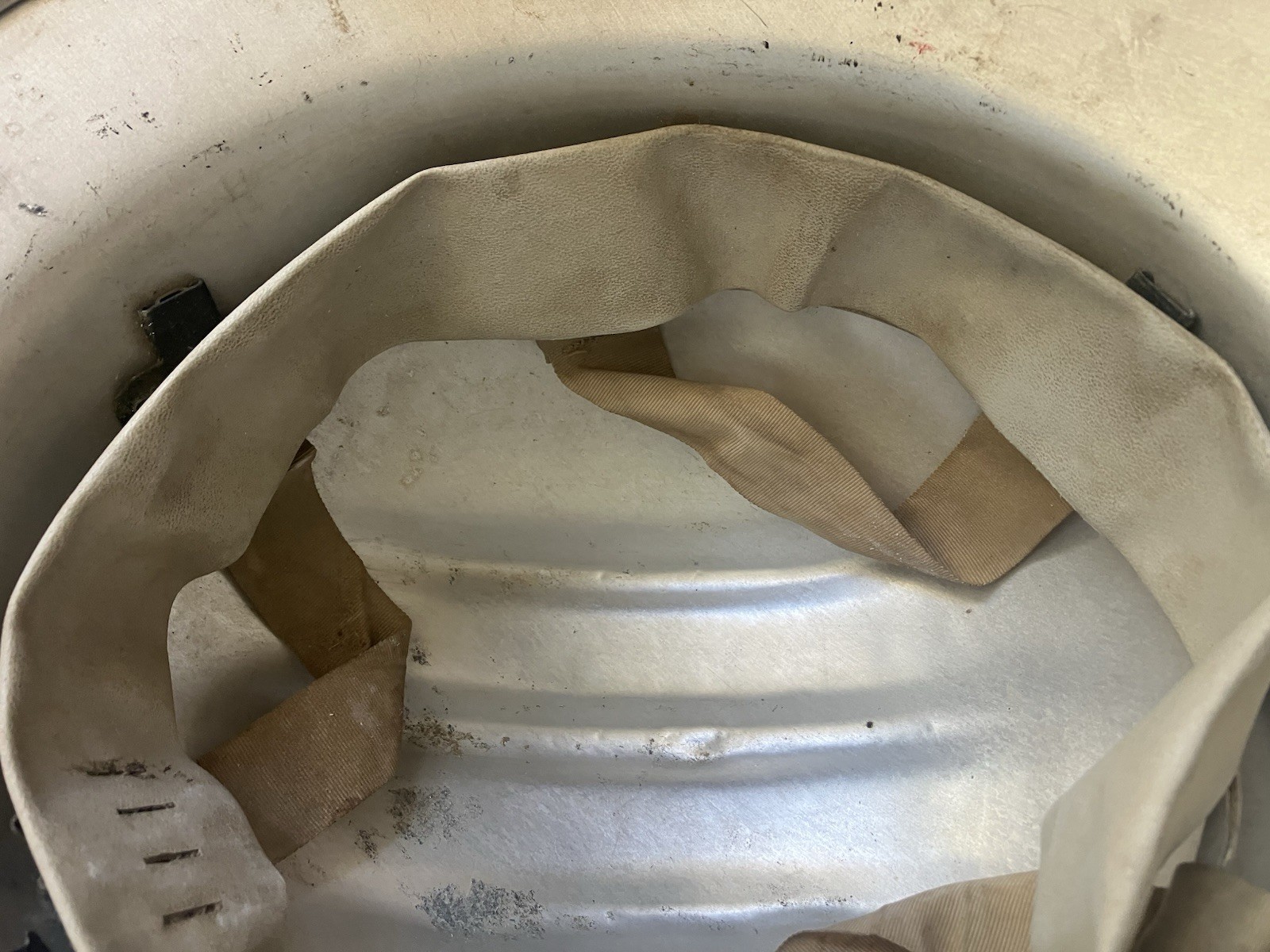 Vintage E D Bullard Boiled Hard Hat Aluminum