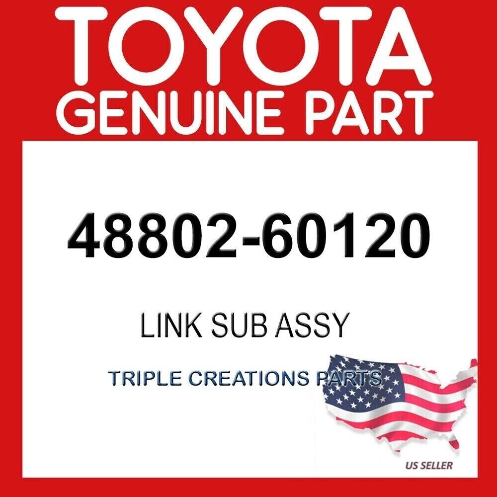 TOYOTA GENUINE 4880260120 LINK SUB-ASSY, FRONT STABILIZER TOYOTA GENUINE 4880260120 LINK SUB-ASSY, FRONT STABILIZER