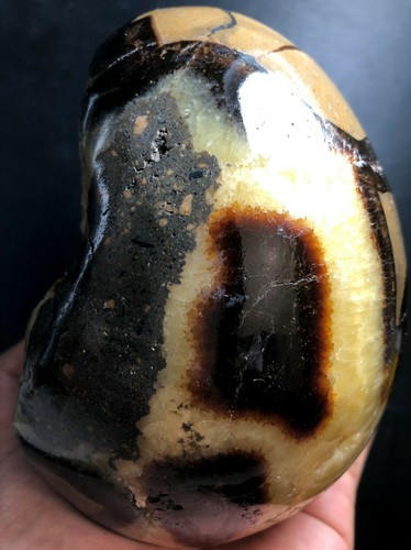 1582g Madagascar Natural Dragon Septarian Geode crystal sphere Egg Healing R495 - Picture 5 of 10