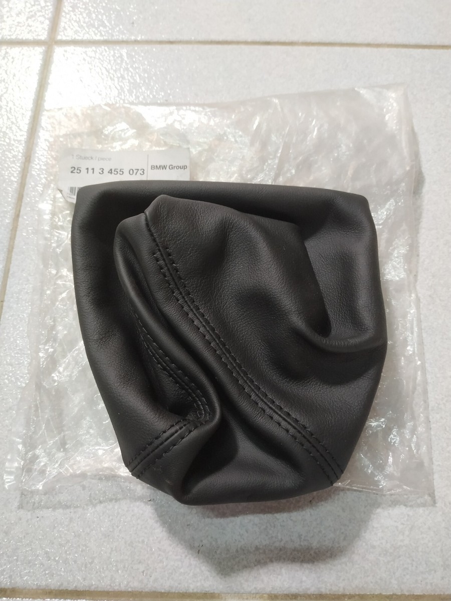 BMW X3 E83+LCI shift lever boot, Walknappa SCHWARZ !NEW! !GENUINE