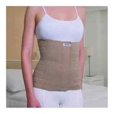 Fascia addominale elastica regolabile contenitiva supporto e compressione H 32cm