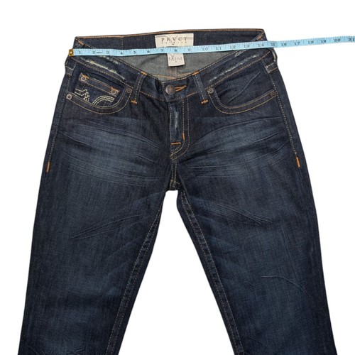 PRVCY Premium Damen Bootcut Jeans - Größe 27, dunkle Waschung, Made in USA gebraucht - Bild 8 von 13